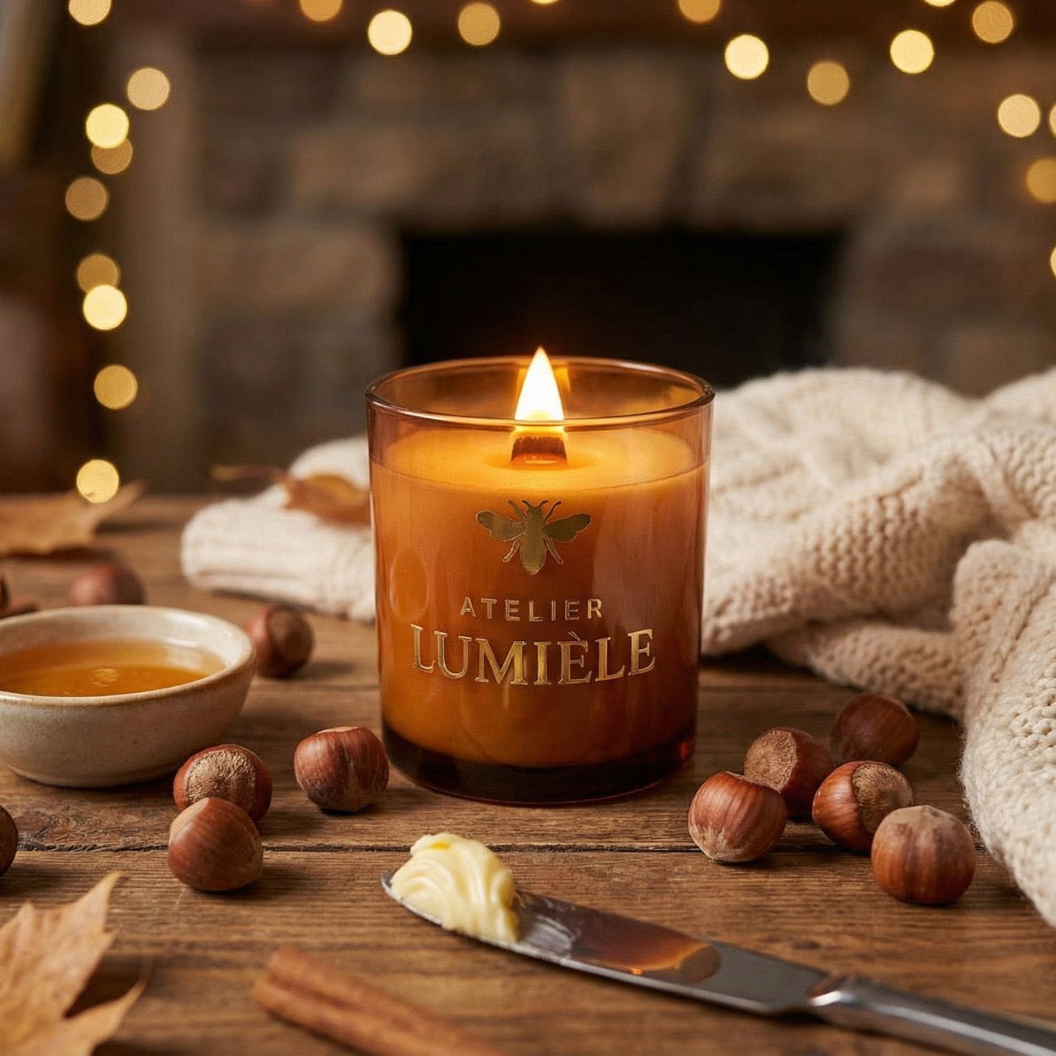 Amber Glass Gift Set