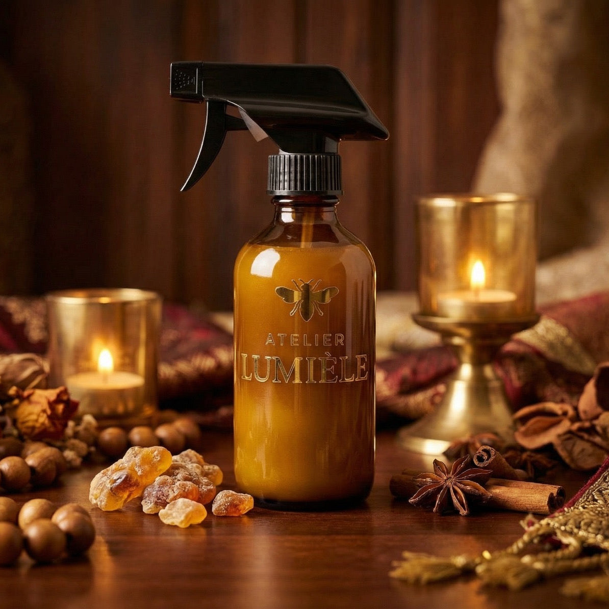 Amber Glass Gift Set