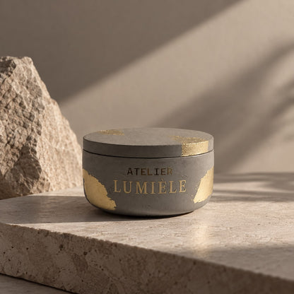 Citronella & Clove Repel – Sculpted Stone Vessel (200g)