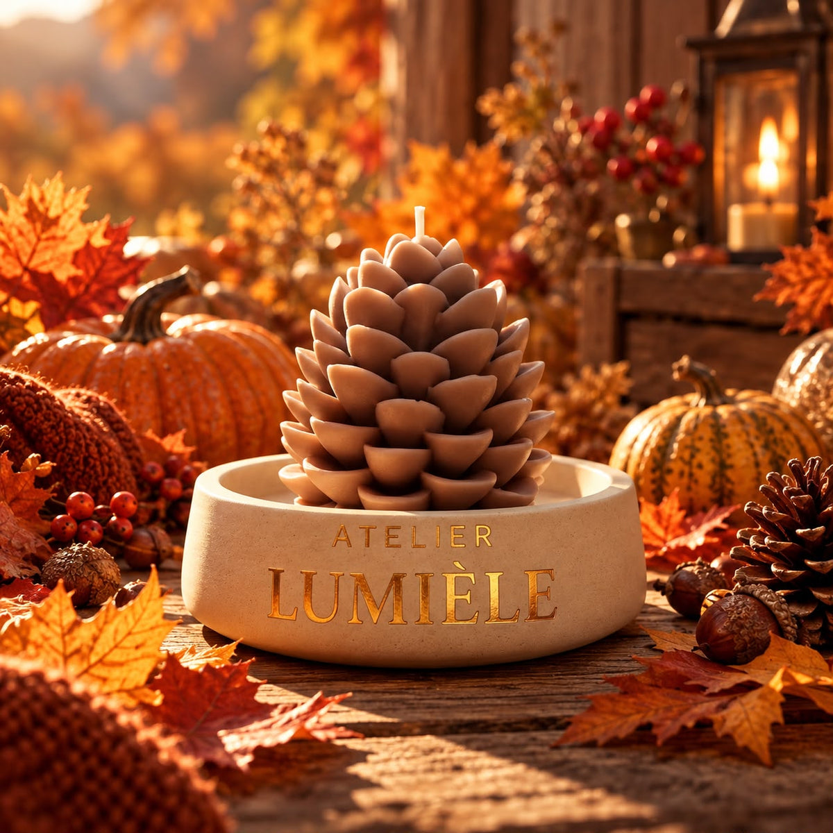 Pine – Sculpted Mineral Vessel (200g)