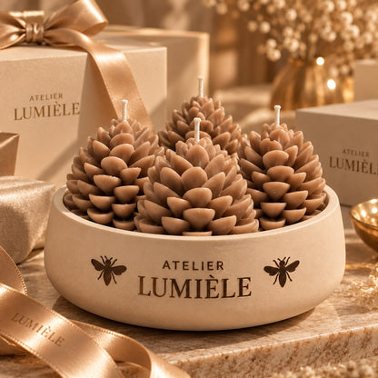 Pine - Sculpted Mineral Vessel – 900g
