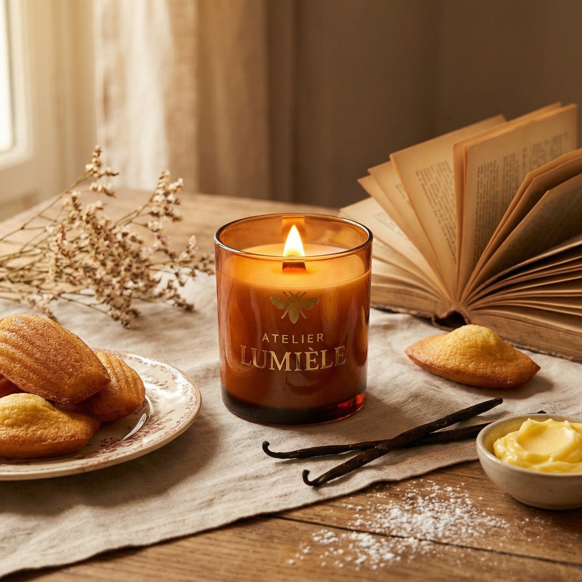 Amber Glass Gift Set