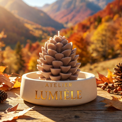 Pine – Sculpted Mineral Vessel (200g)
